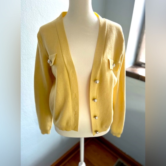 Yellow Cardigan - Picture 1 of 2
